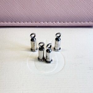 1 Set of 2 Barrels For Earring Charms (2 sets available)